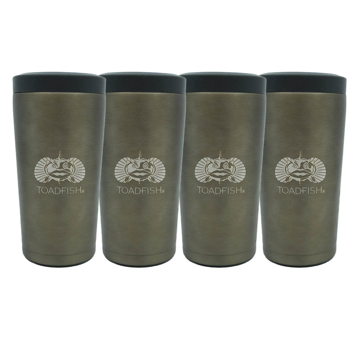 Universal Can Cooler 4-Pack - Toadfish - Can Coolers